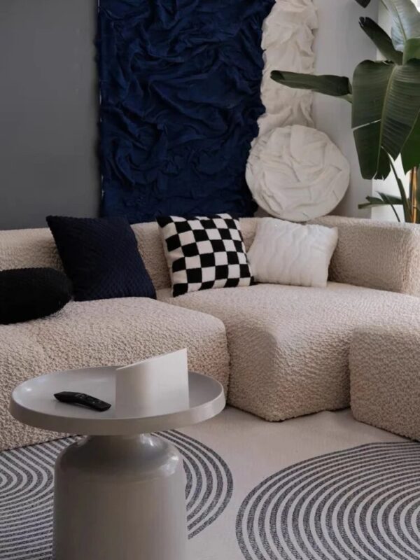 1/2/3/4/5 Seater Beige Sofa Cover 3.6m 5 Seater Extra Large Lengthening Sofa Cover High Elastic Sofa Cover Thick Sofa COVER - Image 2
