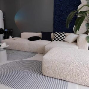 1/2/3/4/5 Seater Beige Sofa Cover 3.6m 5 Seater Extra Large Lengthening Sofa Cover High Elastic Sofa Cover Thick Sofa COVER