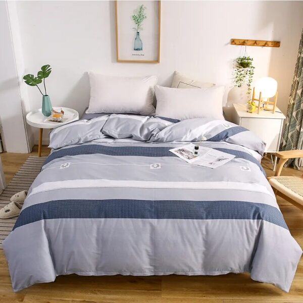 100% Cotton Duvet Cover High Quality Printed Quilt Blanket Cover Comfortable Zippered Single Double King Bed Quilt Cover - Image 2