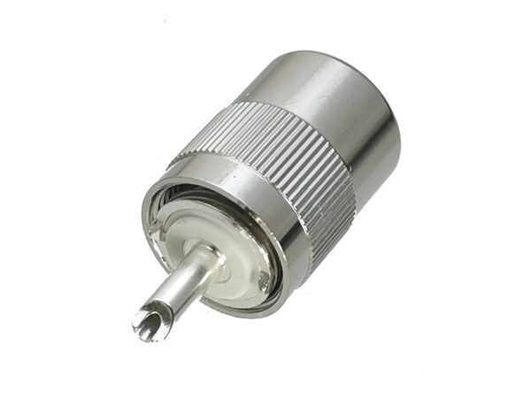 10pcs Connector PL259 UHF Male PLUG Solder for RG58 RG142 LMR195 RG400 Cable Brass - Image 2