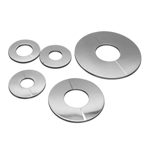 1PCS Self-Adhesive Stainless Steel Faucet Decorative Cover Water Pipe Chrome Finish Wall Covers for Bathroom Faucet Accessories - Image 6