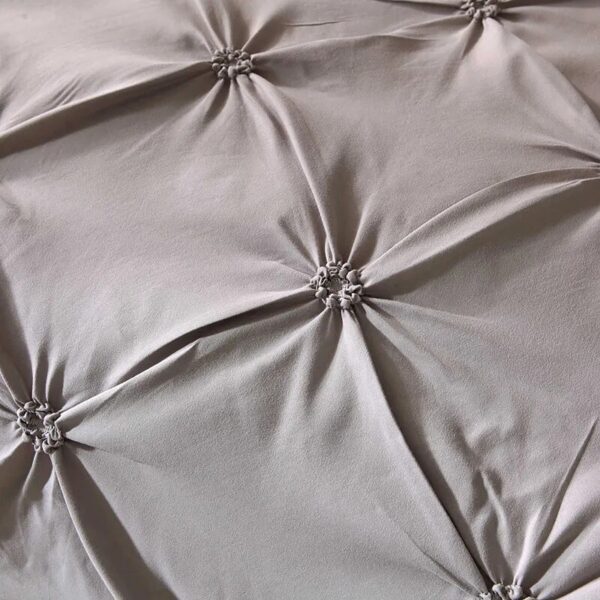 2/3pcs Luxury Solid Comfortable Quilt Cover Adult Bedding Bed Linens White/Gray Bed Cover Pillowcase Queen King Duvet Cover Set - Image 3