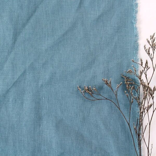 2 Meters 100% Hemp Fabric Super Width 280 Cm For Bedding Sheets 110 Inches Gray Blue Yellow Pink Colors Sample Testing - Image 4