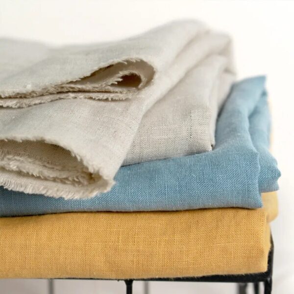 2 Meters 100% Hemp Fabric Super Width 280 Cm For Bedding Sheets 110 Inches Gray Blue Yellow Pink Colors Sample Testing