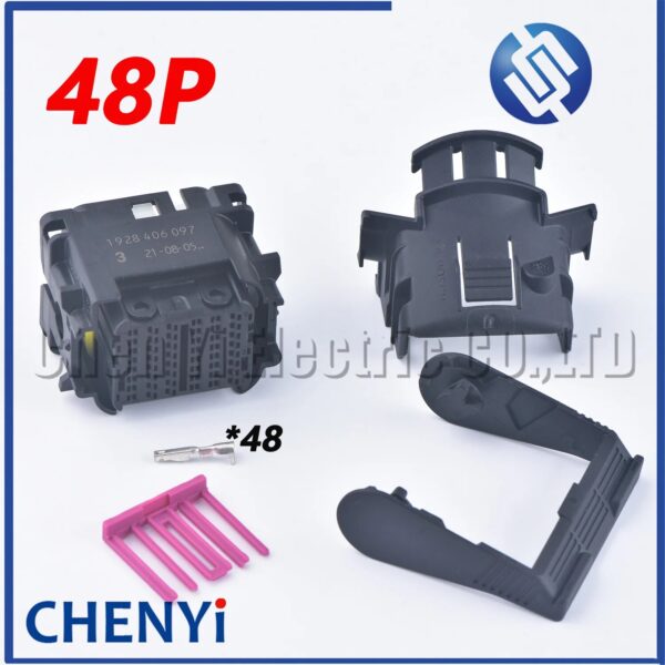 48 Pin/Way ECU Connector Computer Board Plug MD1 No. 3 Harness plug 1928406097 1928406449 1928406448 1928406447 With Terminals