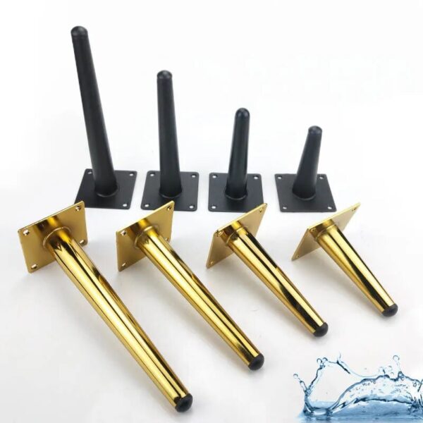 4Pcs/Set Furniture Table Legs Metal Tapered Sofa Cupboard Cabinet Furniture Leg Feet 12/15/20/25/30CM Stool Chair Leg Feet - Image 2