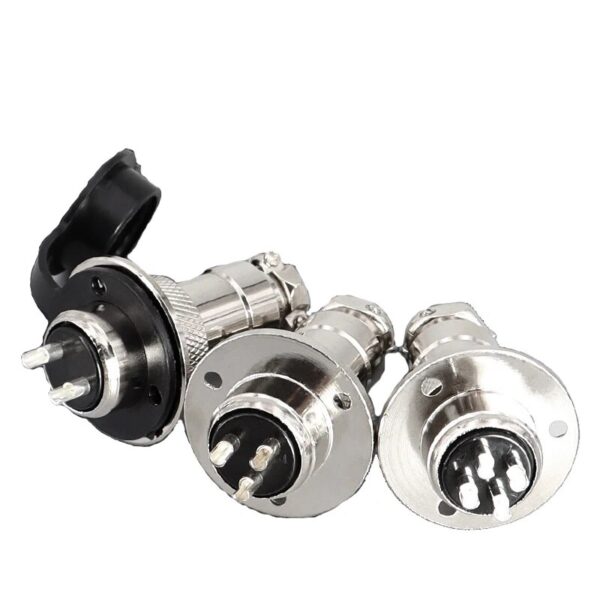 5/10 Sets GX12 GX16 GX20 Flange Butting Type 2/3/4/5/6/7/8/9/10/12/14/15 Pin Male&Femal Aviation Plug &Socket Connectors Copper - Image 2