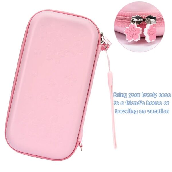 Blue Carry Case Accessories Storage Bag for Nintendos Switch Portable Travel Case for Nitendo Switch Lite Console Accessories - Image 3