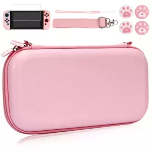 Blue Carry Case Accessories Storage Bag for Nintendos Switch Portable Travel Case for Nitendo Switch Lite Console Accessories