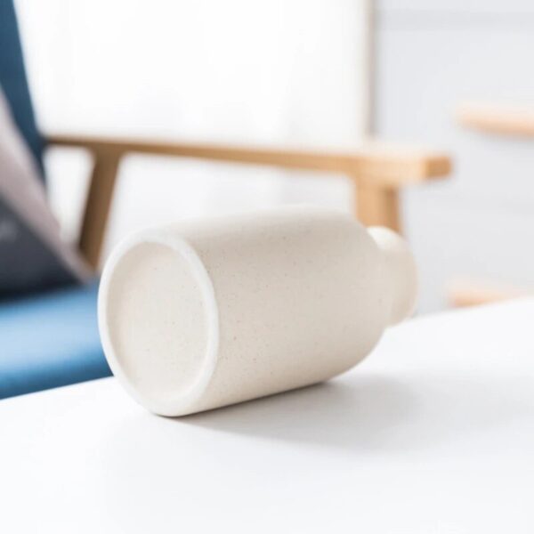 Ceramic Vases Simple Retro Frosted Ceramic Decoration Creative Nordic Home Decor Furnishings Retro Pastoral Flower Vase Crafts - Image 5