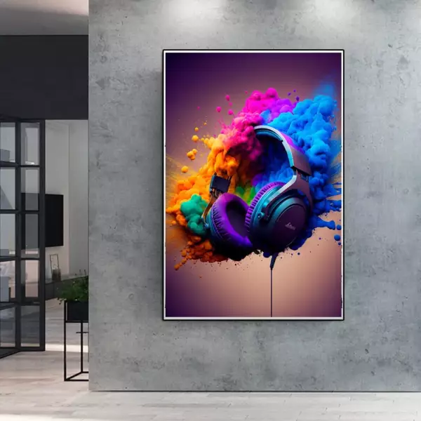 Colorful Game Controller Wall Art Poster Prints Nordic Aesthetic Picture Canvas Painting Gaming Boy Room Home Decoration - Image 3