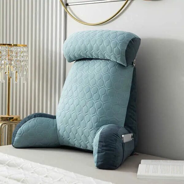 Cooling Latex Cushion Sofa Cushion Back Pillow Removable Washable Sofa Reading Pillow Tatami Bed Back Cushion Home Decor75x58CM - Image 6