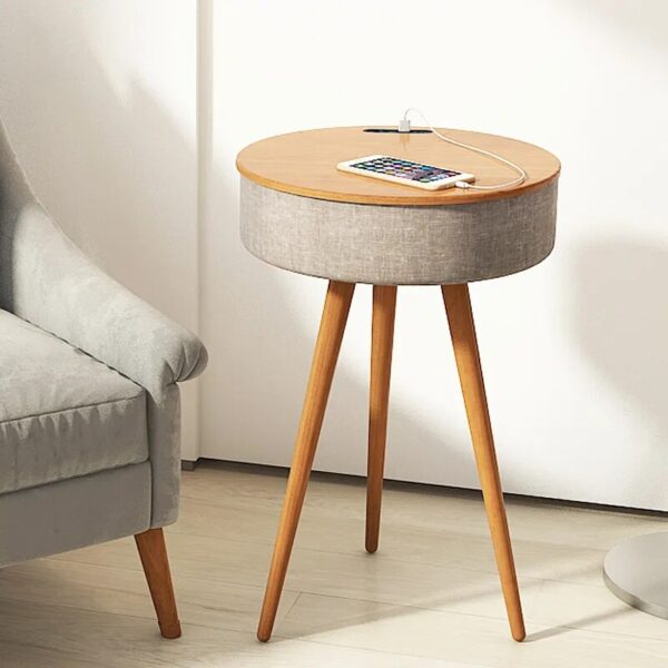 Creative Smart Coffee Table with HIFI Bluetooth Speaker Wireless Charging Nordic Style Living Room Side Table with Stereo Audio - Image 5