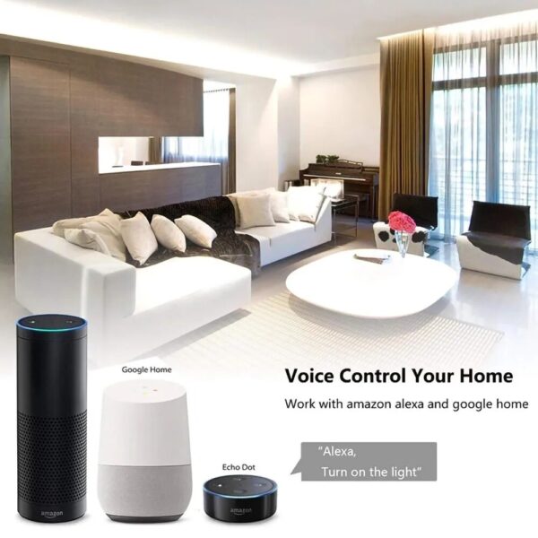 EWelink App Wifi smart switch Bluetooth RF Alexa Google voice control Neutral wire/No neutral wire Install Touch light switch - Image 2