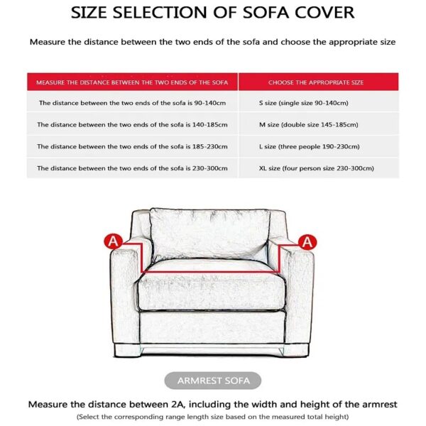 Elastic Plain Solid Sofa Cover Stretch Tight Wrap All-inclusive Sofa Cover for Living Room funda sofa Couch Cover ArmChair Cover - Image 2