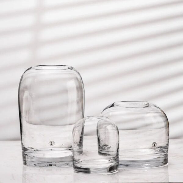 European style simple vase creative INS glass flower living room dining table flower vase crafts - Image 5