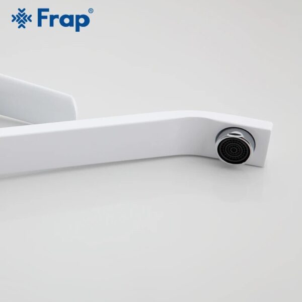 FRAP Kitchen Faucet green orange white kitchen sink faucet 360 rotation water mixer tap faucet deck mounted sinle handle faucets - Image 3