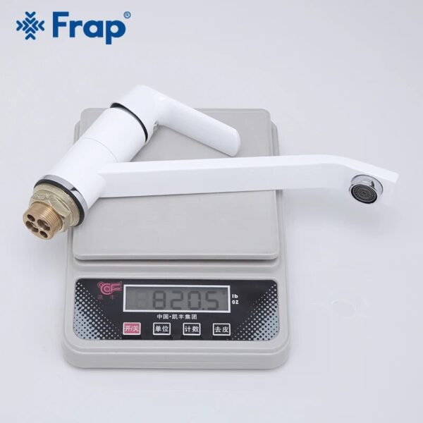FRAP Kitchen Faucet green orange white kitchen sink faucet 360 rotation water mixer tap faucet deck mounted sinle handle faucets - Image 6
