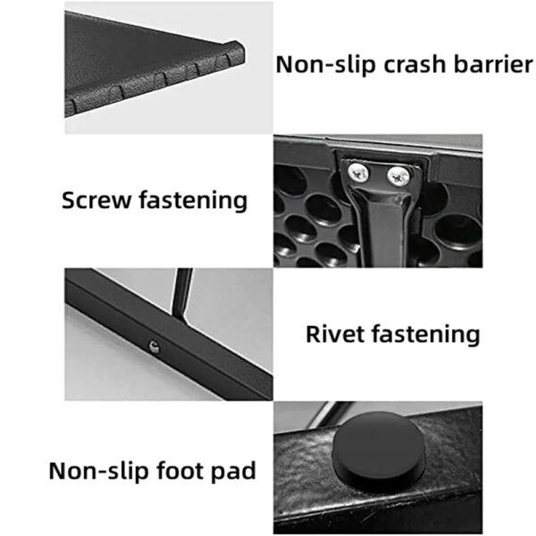 Folding Laptop Desk Side Table Bed Height Adjustable Sofa Tables Tilt Couch Table Removable and Portable Desk for PC Office Desk - Image 5