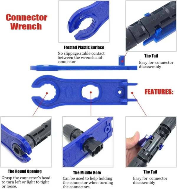 Free Shipping 600/400/200/100/10 Pcs Solar PV Connector Plug 1000V 30A Connectors Kit for Photovoltaic PV/MC Cable 2.5/4/6mm² - Image 5