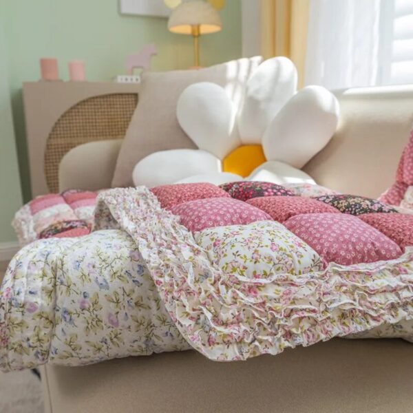 Garden Chic Cotton Protective Couch Cover Anti-cat Scratch Non-Slip Thickened Home Living Room Sofa Cover Sofa Cushion - Image 2