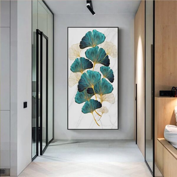 Green Golden Plant Leaf 5d diy diamond painting full,square,Ginkgo biloba diamond embroidery round,diamond mosaic,home decor - Image 6
