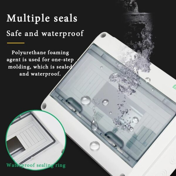 HT-2/5/8/12/15/18/24 Series Indoor Outdoor Waterproof Dustproof Electrical Distribution Boxes Panel Installation Junction Box - Image 3
