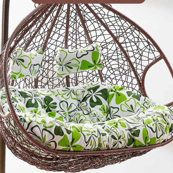 Hanging Basket Cushion Cover Thickened Soft Rebound Breathable Non Deformable Cradle Vine Chair Egg Chair Swing Cushion Cover - Image 3