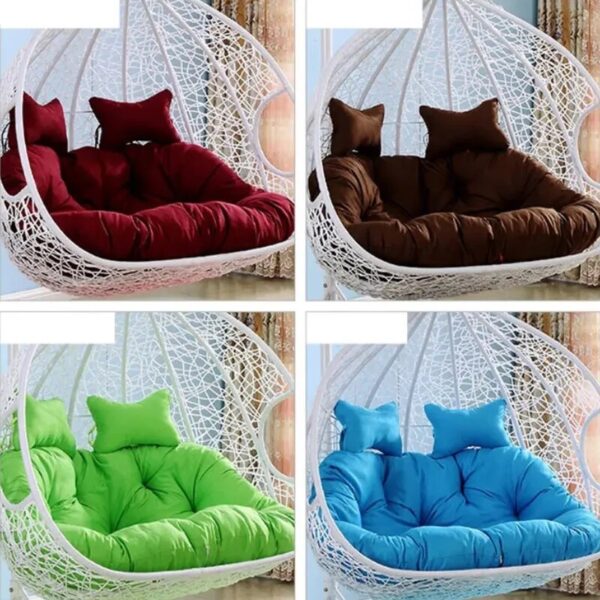 Hanging Basket Cushion Cover Thickened Soft Rebound Breathable Non Deformable Cradle Vine Chair Egg Chair Swing Cushion Cover - Image 4