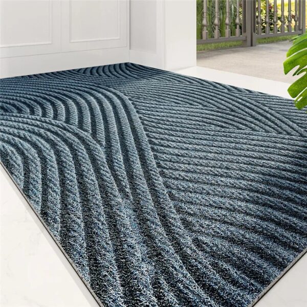 Home Scrape Door Mats Outdoor Indoor Dirt Trapper Mat Dustproof Non Slip Doorway Doormat for Entrance Front Door Floor Mat Entry - Image 3