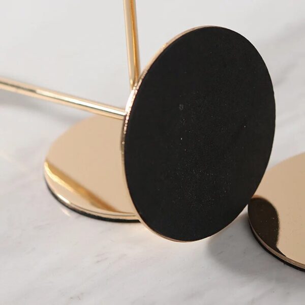 Ins Luxury Metal Candle Holders Candlestick Fashion Wedding Table Candle Stand Exquisite Candlestick Christmas Table Home Decor - Image 6