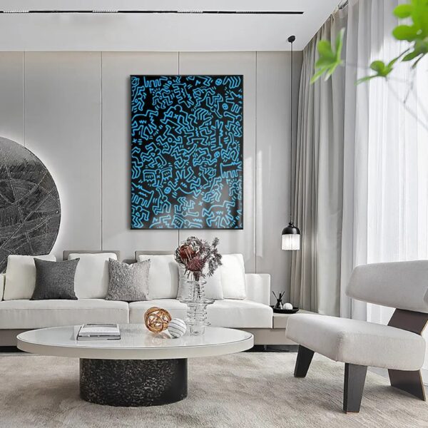 Keith Artwork Pictures Decorative Poster Nordic Abstract Canvas Painting Living Room Wall Art Prints Modern Home Decor Aesthetic - Image 3