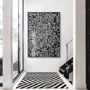 Keith Artwork Pictures Decorative Poster Nordic Abstract Canvas Painting Living Room Wall Art Prints Modern Home Decor Aesthetic