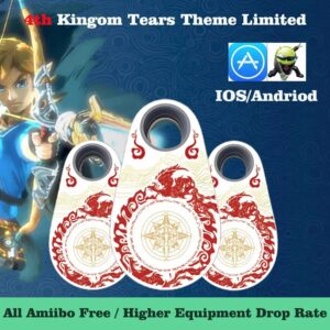 Kingdom Tears Bluetooth Amiibo Card Link Smart Buckle NFC Swipe Assistant for NS Games