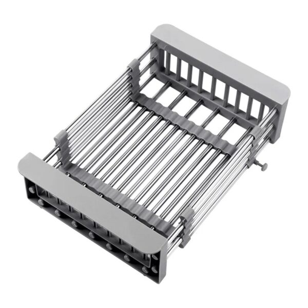 Kitchen Dish Drying Rack Over Sink Dish Rack Drainer Dish Drainer Rack Organizer Stainless Steel Sink Organizer Drain Basket - Image 5