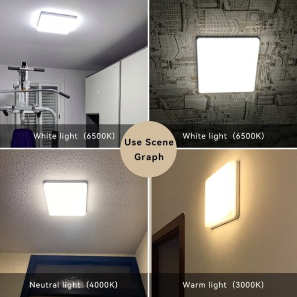 LED Ceiling Lamp KitchenPanel Modern APP Smart Dimming Ceil Lustre Room Chandelier Fixture Home Decorative Square Ceiling Light - Image 5