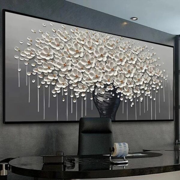 Large Size Gold Money Flower Tree Canvas Posters and Prints Nordic Art Plants Trees Wall Painting Decorations For Home Pictures - Image 5