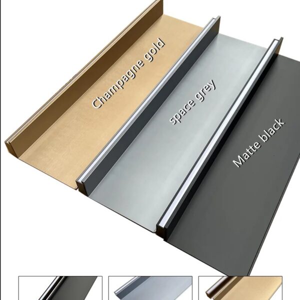 Luminous Wall Shelf Built-in Luminum Led Light Aluminum Alloy Wall Hanging Wall Creative Bookshelf Wall-mounted Storage Board - Image 6