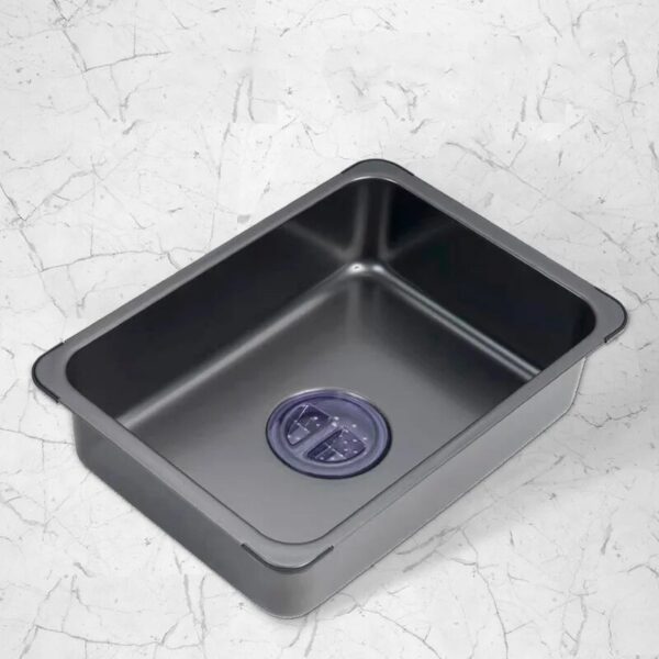 Metal Multi-purpose Dish Tub for Sink Stainless Steel basin within Washing-up Bowl Wash Bucket Basket Kitchen - Image 3