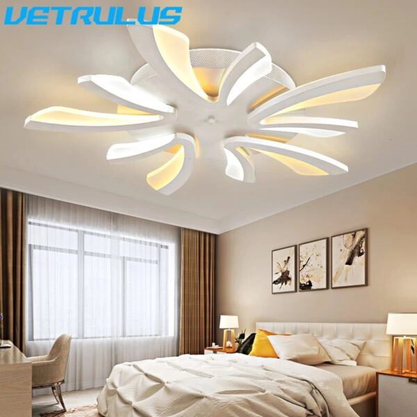 Modern LED Chandelier Light Nordic Acrylic Ceiling Lamp Luminaire Branch Designed Loft Lustre Lampara Living Room Decor Fixtures - Image 3