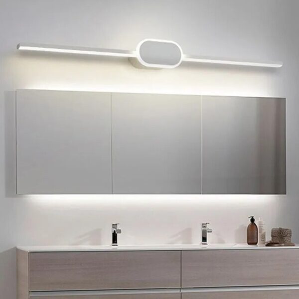 Modern LED Wall Light Bathroom Hardwares LED Wall Lamp Three Colors Lights Aluminum Led Bathroom Bath Mirror Line Lamp - Image 2