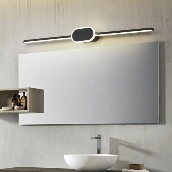 Modern LED Wall Light Bathroom Hardwares LED Wall Lamp Three Colors Lights Aluminum Led Bathroom Bath Mirror Line Lamp - Image 3