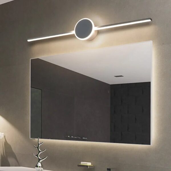 Modern LED Wall Light Bathroom Hardwares LED Wall Lamp Three Colors Lights Aluminum Led Bathroom Bath Mirror Line Lamp - Image 4