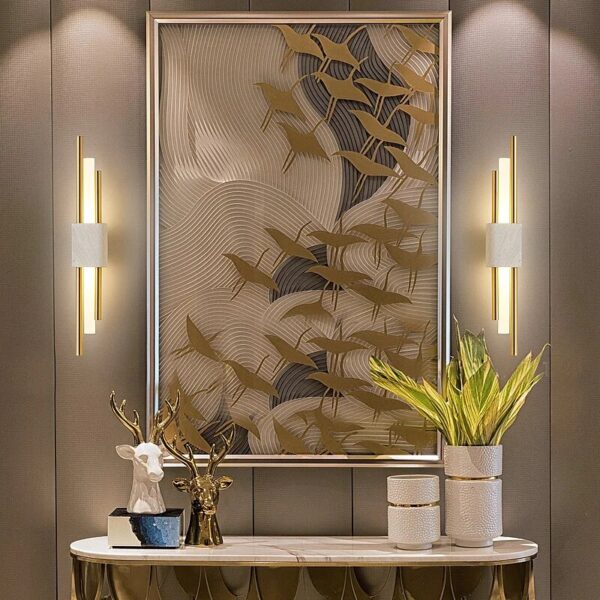 Modern Led Marble Wall Lamp for Living Room Bedroom Loft Decor Home Bedside Wall Light Bathroom Fixtures Wall Sconce Lighting - Image 4