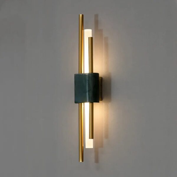 Modern Led Marble Wall Lamp for Living Room Bedroom Loft Decor Home Bedside Wall Light Bathroom Fixtures Wall Sconce Lighting