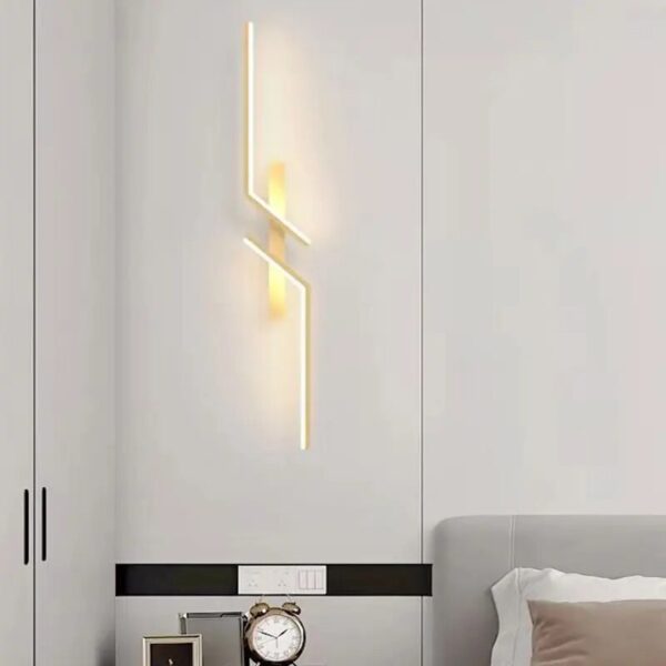 Modern Led Wall Lamp Long Strip Wall Light Tv Background Decorative Indoor Lighting For Bedroom Living Room Home Fixture - Image 3