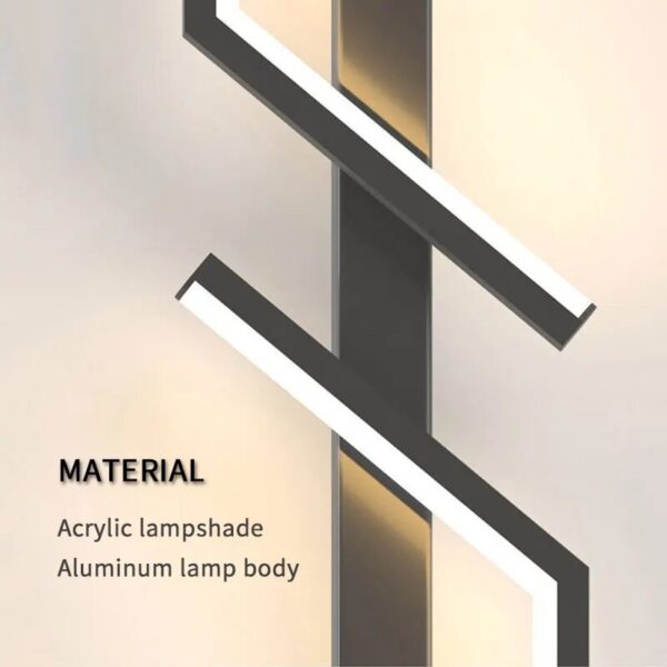 Modern Led Wall Lamp Long Strip Wall Light Tv Background Decorative Indoor Lighting For Bedroom Living Room Home Fixture - Image 5
