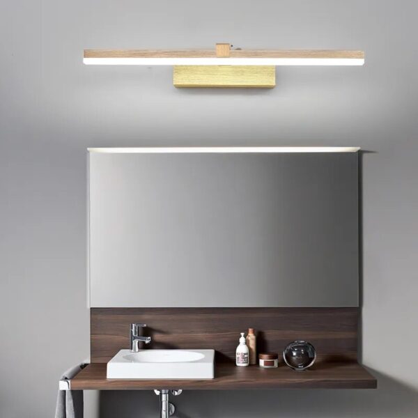 Modern Led mirror bathroom light waterproof washroom bathroom Mirror lamp L400/600/800mm Brushed Gold Finished AC90-260V - Image 3