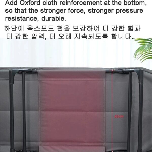 Multi-function Bedroom Balcony Single Folding Beds Portable Office Lunch Break Lounge Chair Simple Home Furniture Adult Camp Bed - Image 5