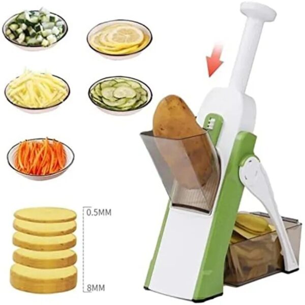 Multifunctional Vegetable Cutter Adjustable Grater Shredding Artifact Kitchen Slicing Artifact Manual Grater Kitchen Tool - Image 2